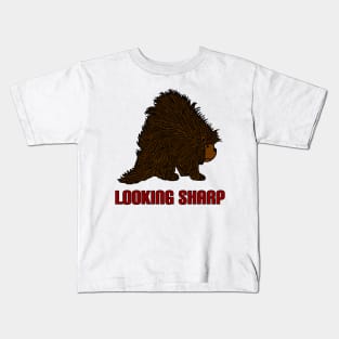 Looking Sharp Porcupine Kids T-Shirt